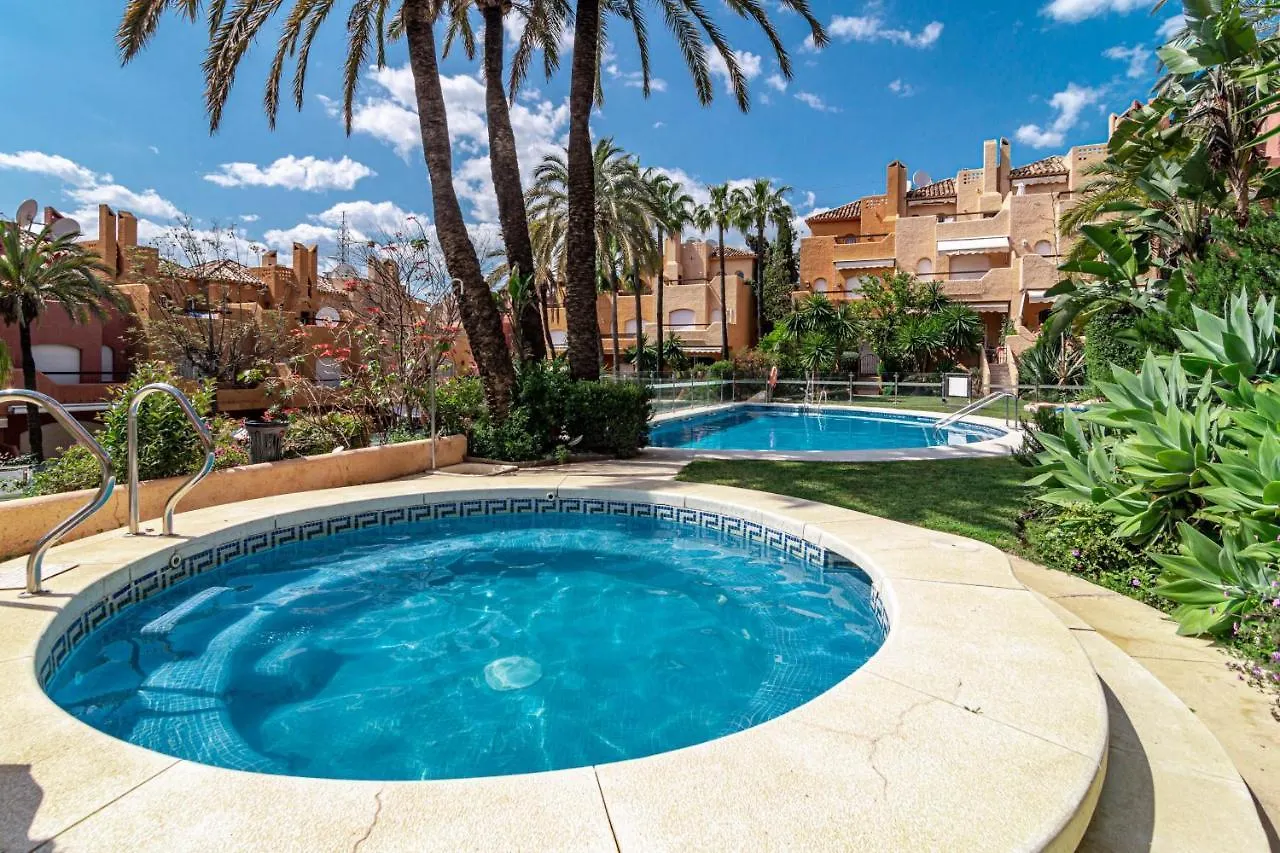 Tropical Palmy 3 Bedroom Townhouse In Nueva Andalucia Close To Puerto Banus Marbella